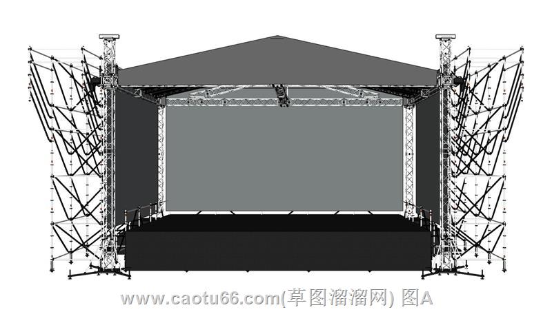 实用桁架舞台模型，打造精彩表演空间