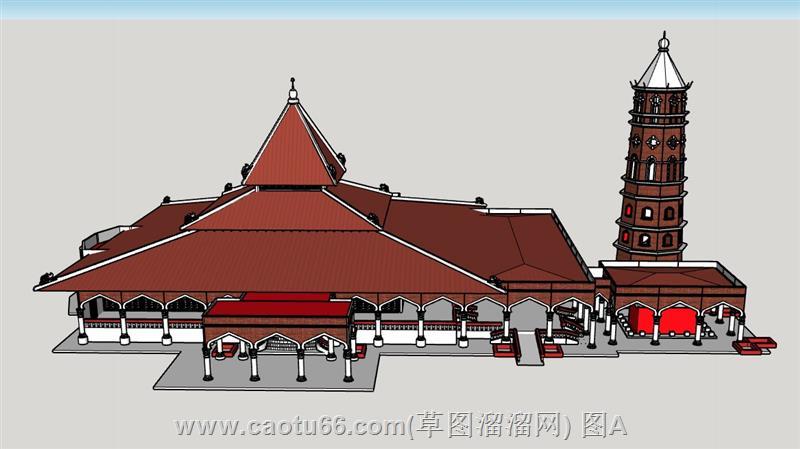 精美清真寺建筑模型，领略宗教建筑之美