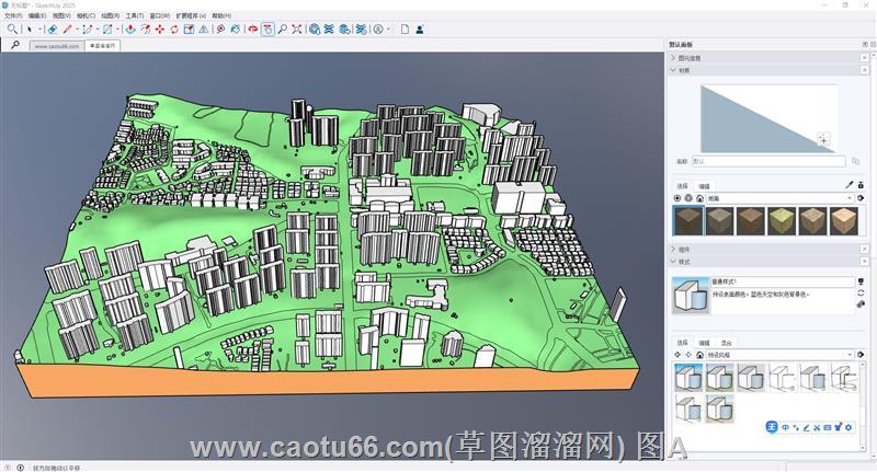 精心打造：逼真还原城市起伏地形的特色模型