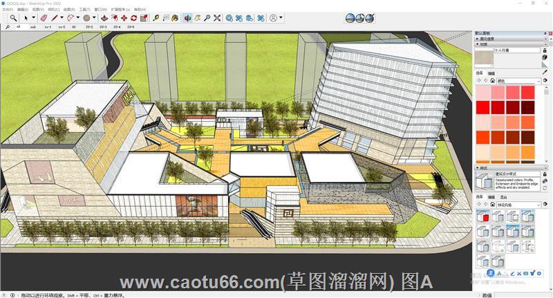 商业建筑新视角：大厦综合体模型分享
