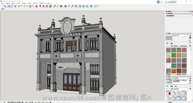 民国风情骑楼建筑模型，精致外观与历史格调完美交织