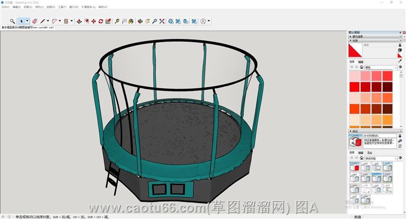 儿童跳跳床蹦蹦床su下载