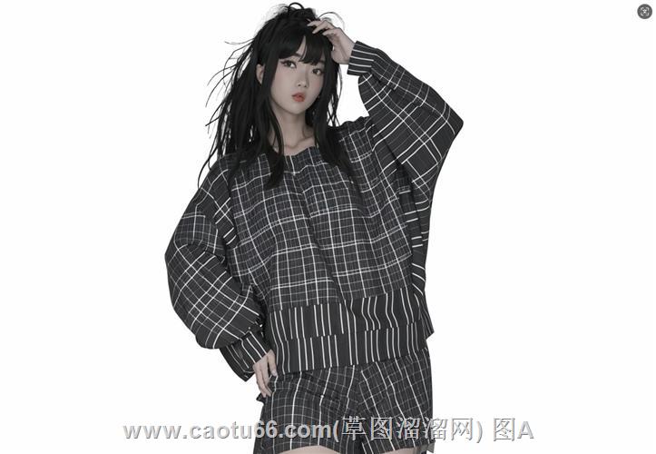 女生站姿人物sketchup模型库