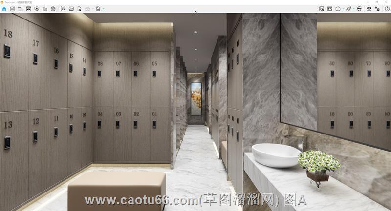 更衣间更衣室sketchup模型库