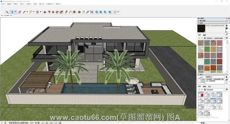Sketchup庭院住宅别墅模型宝库