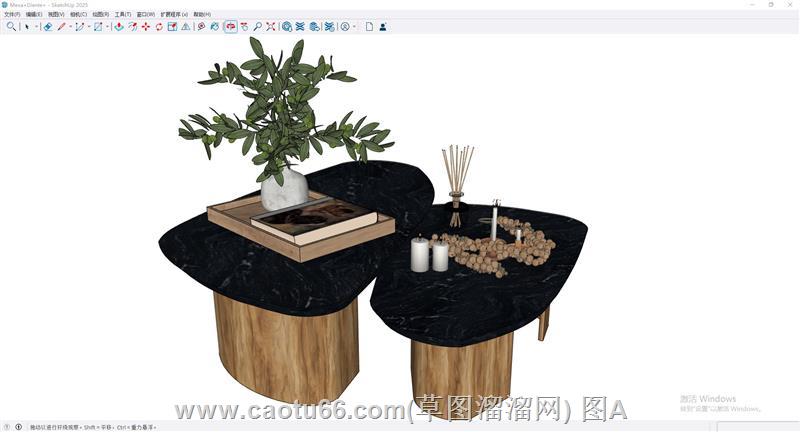 木质茶几咖啡桌su官网