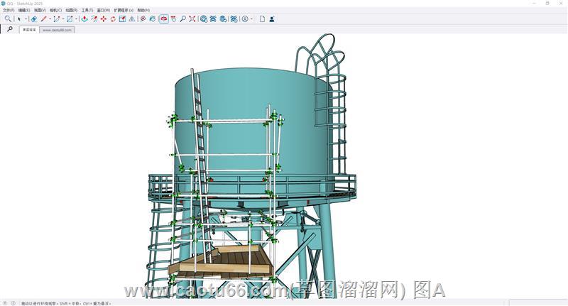 水塔sketchup模型素材