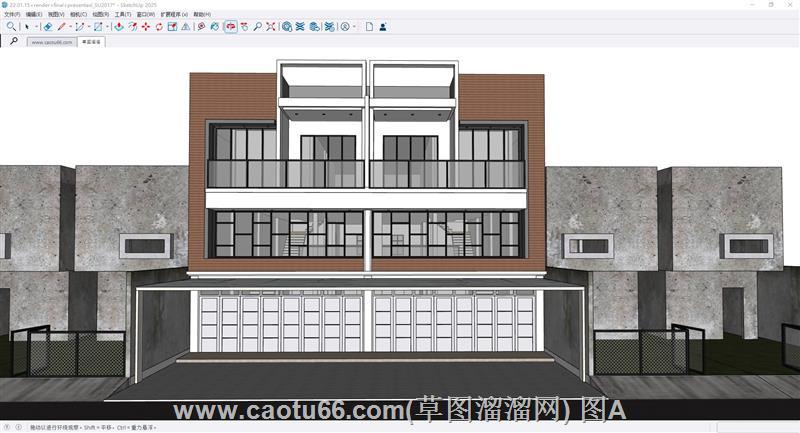 住宅别墅建筑SU模型