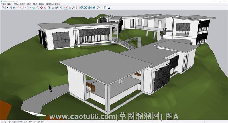 山地休闲建筑SU模型
