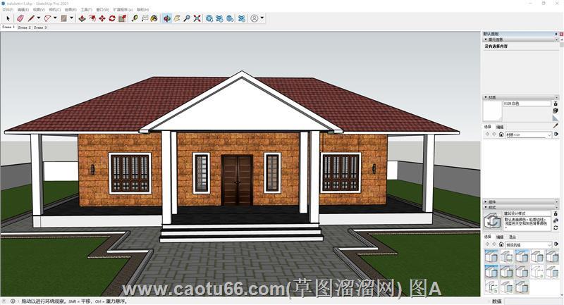 马来西亚住宅SU模型