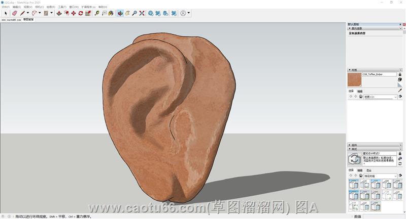 耳朵工艺品SU模型