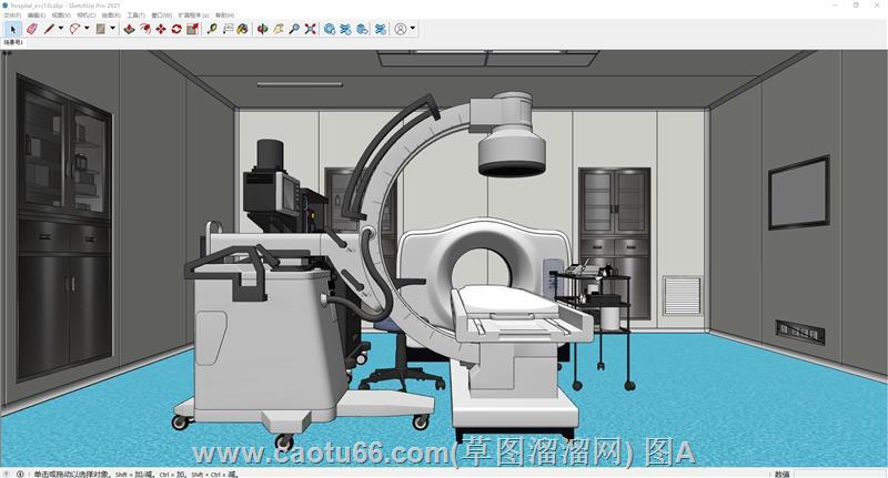医院CT医疗器材SU模型