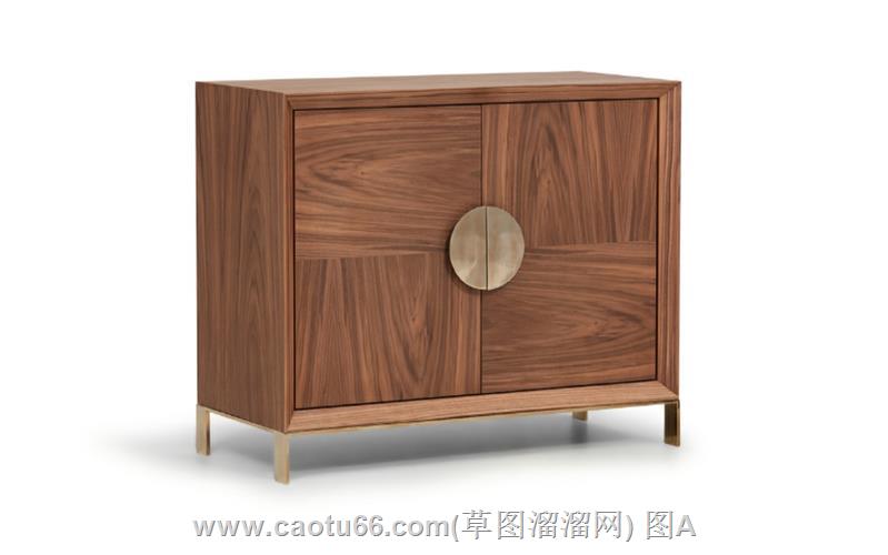 中式边柜SU模型