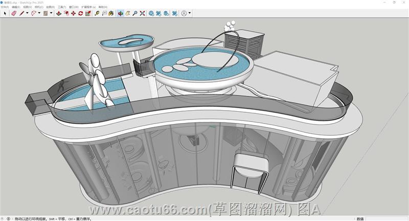 售楼处售楼部建筑SU模型