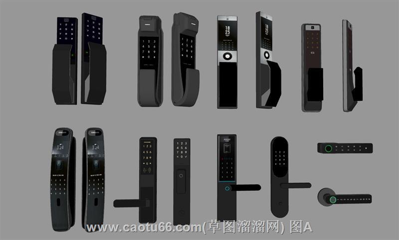 密码锁指纹锁SU模型