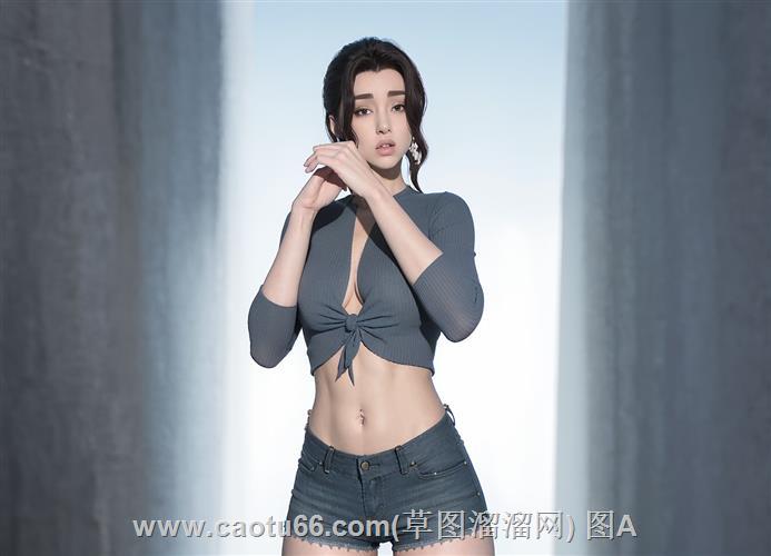 抱拳女子人物SU模型