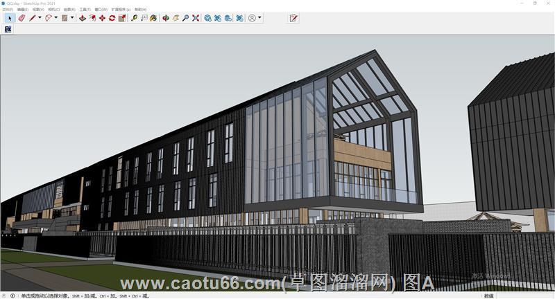 商业建筑SU模型