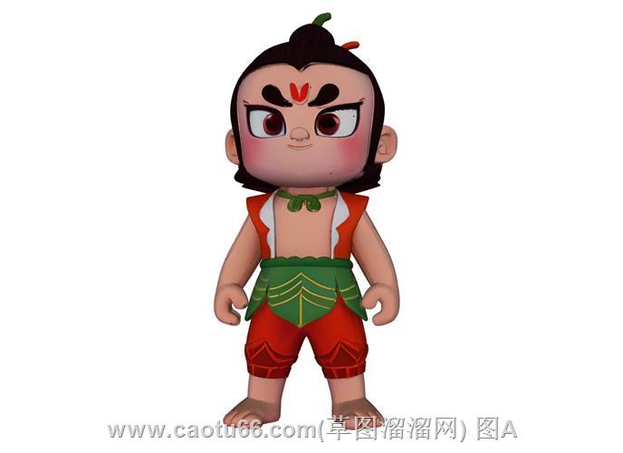 卡通葫芦娃人物SU模型
