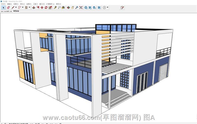 建筑房子SU模型