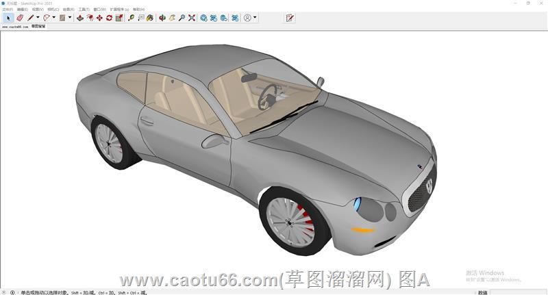 汽车轿车SU模型