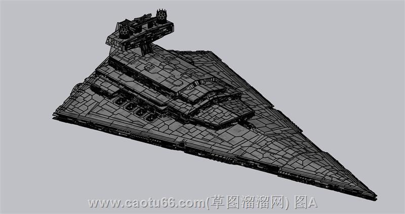 星际飞船SU模型