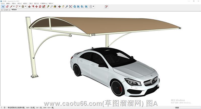 汽车奔驰SU模型