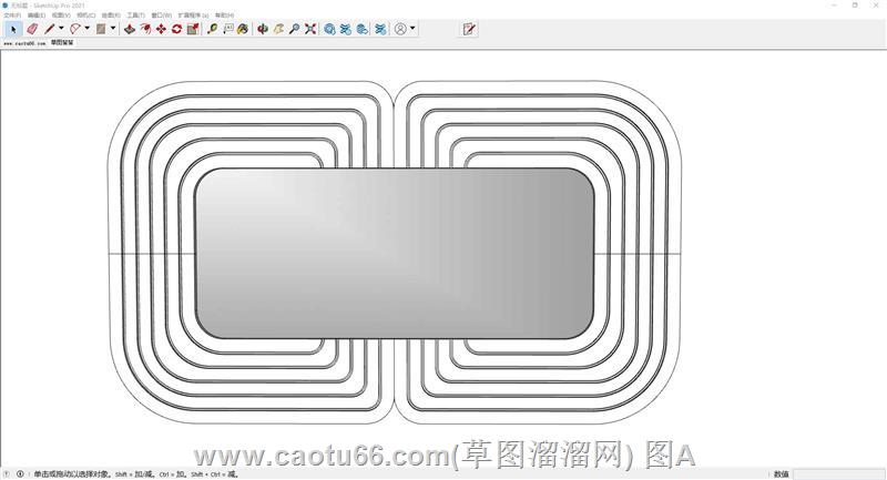 装饰镜子SU模型