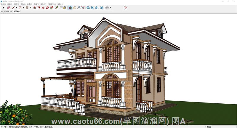 阿塞拜疆别墅住宅SU模型
