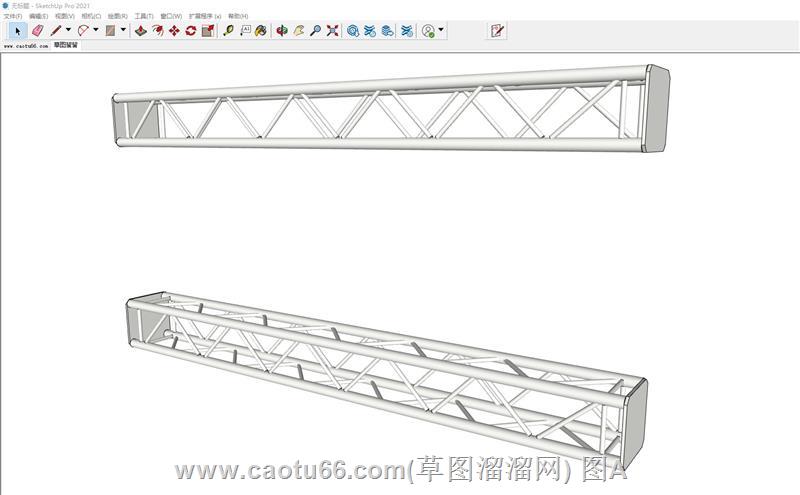 truss桁架su模型