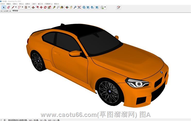 宝马汽车SU模型