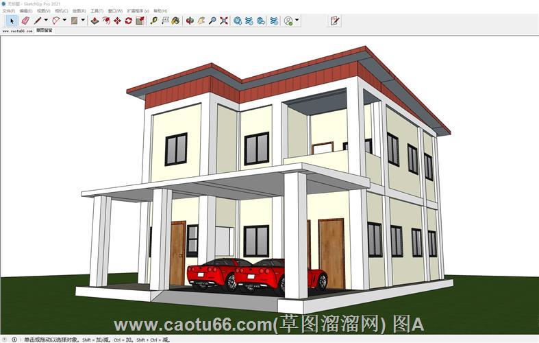 纳米比亚住宅别墅SU模型
