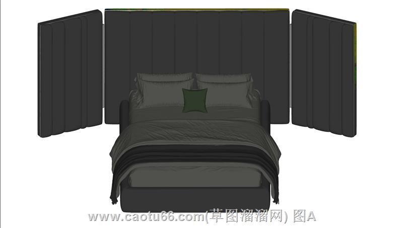 床铺SU模型