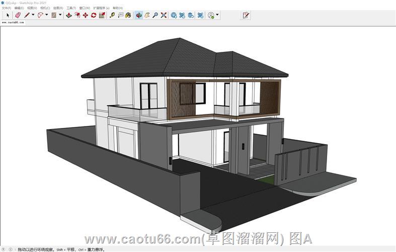 阿曼别墅SU模型