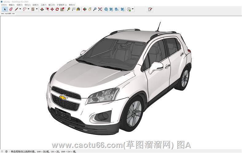 雪佛兰SUV汽车SU模型