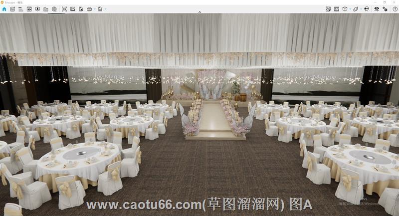 婚庆婚礼宴席SU模型