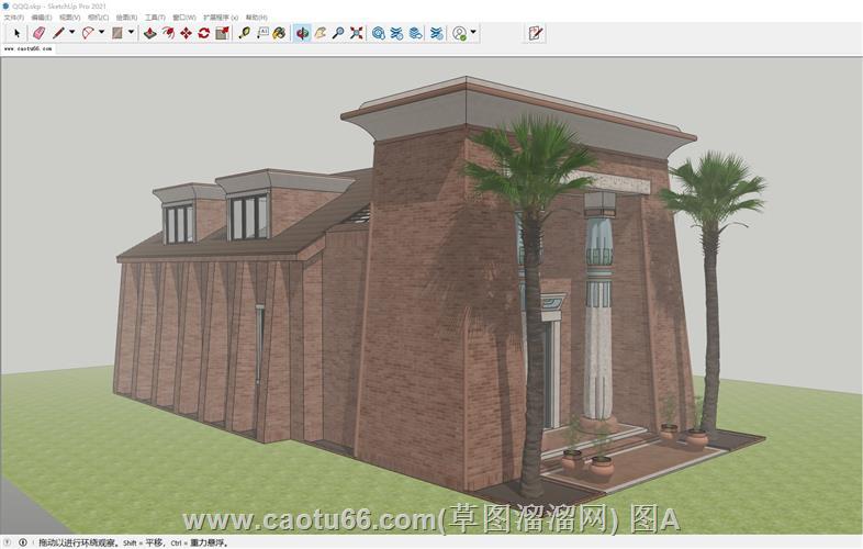 教堂建筑SU模型