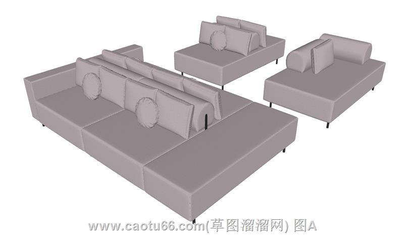 沙发家具SU模型