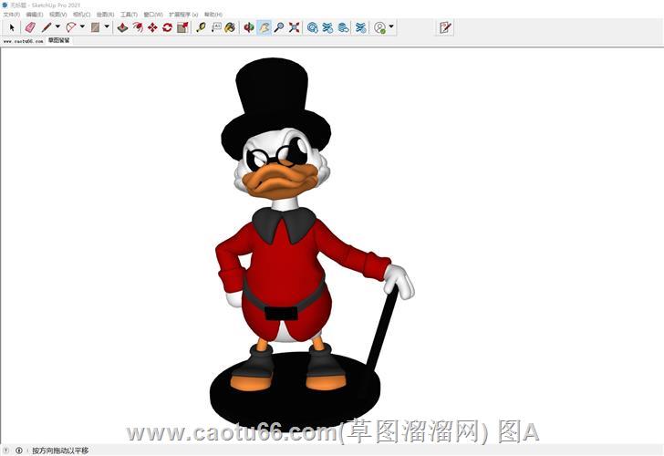唐老鸭SU模型