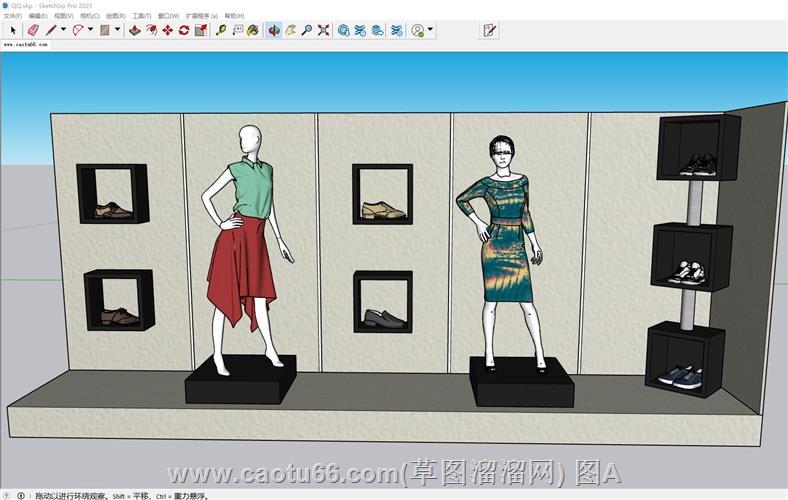 服装假人模特SU模型