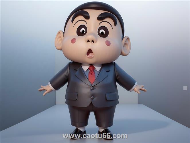 蜡笔小新卡通人物SU模型
