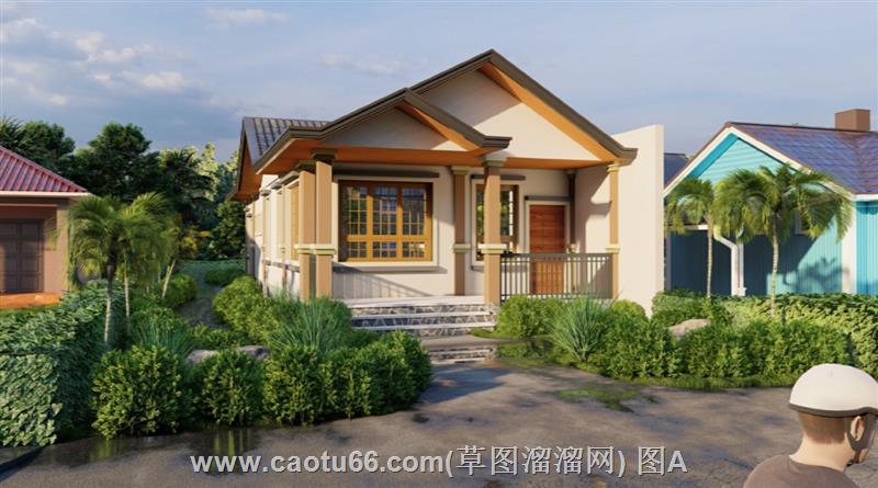 乌干达木屋住宅SU模型