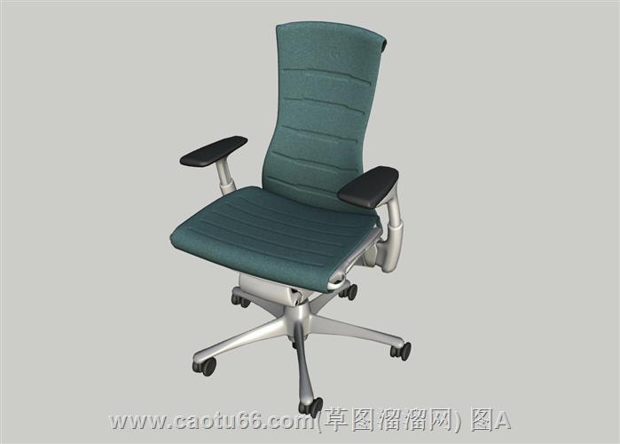 办公椅旋转椅SU模型