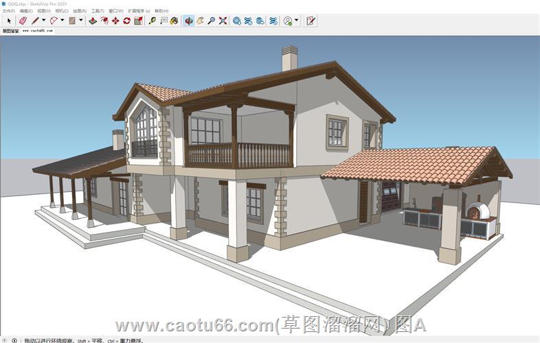 意大利住宅建筑SU模型