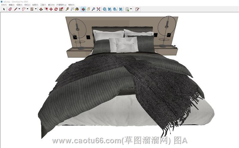 床具床铺SU模型