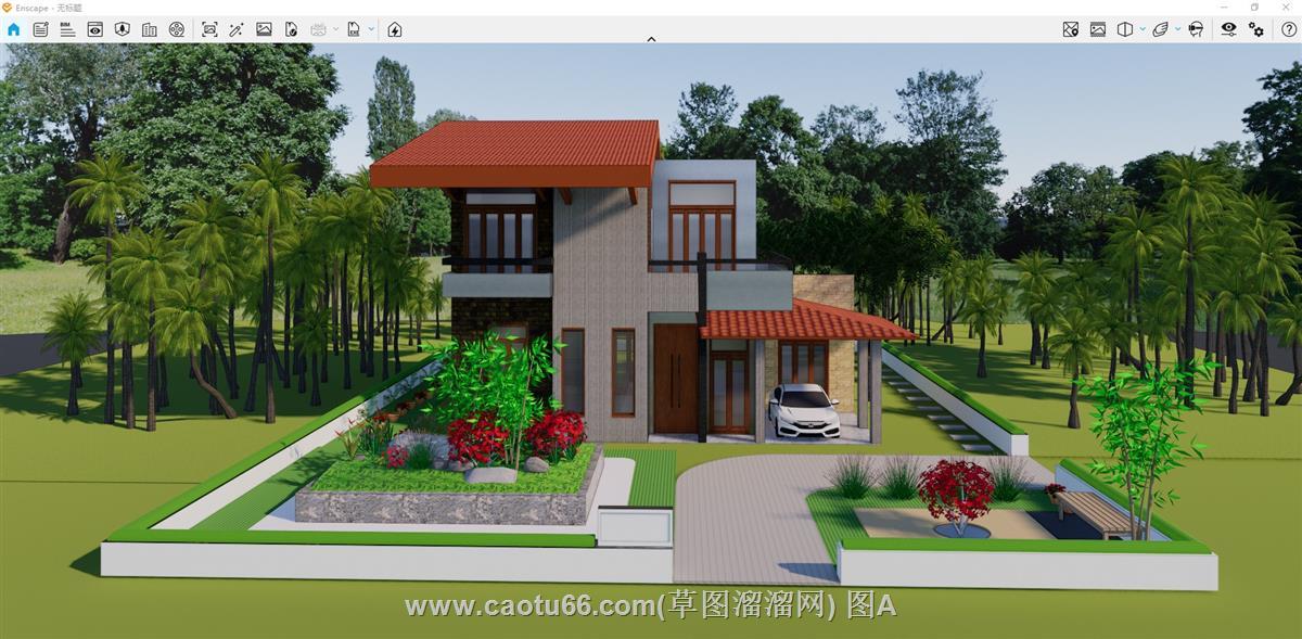 东帝汶住宅别墅SU模型