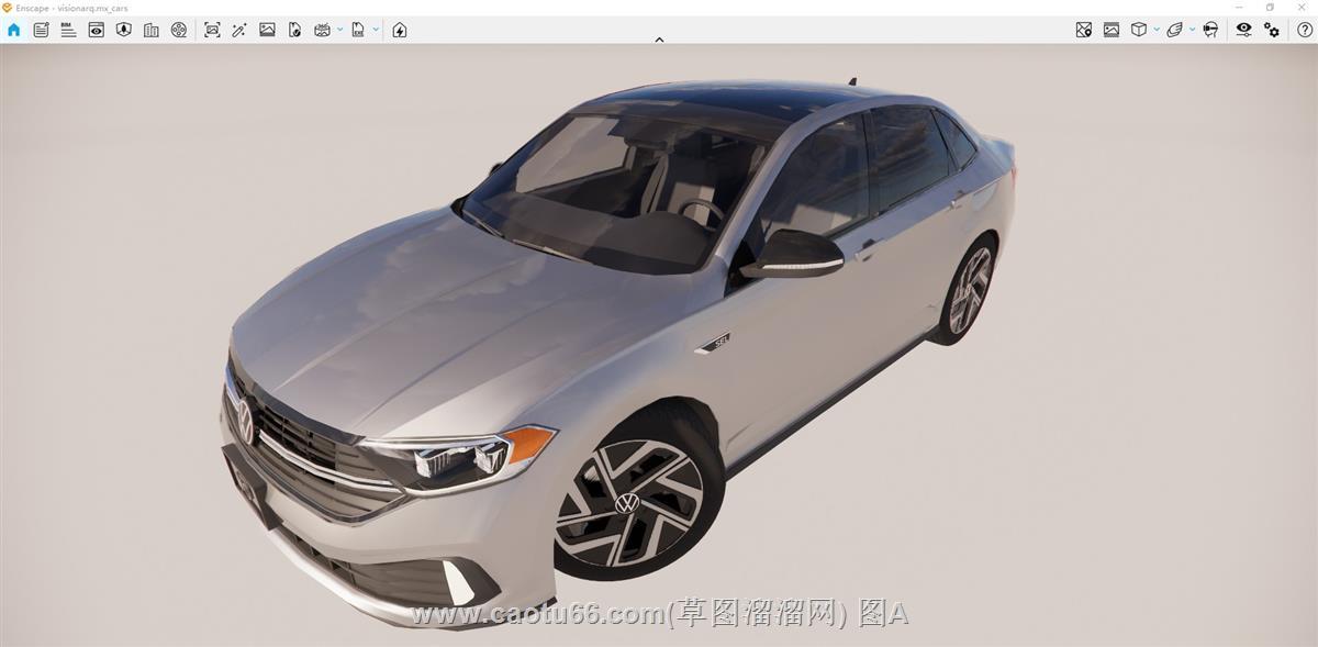 大众捷达汽车SU模型