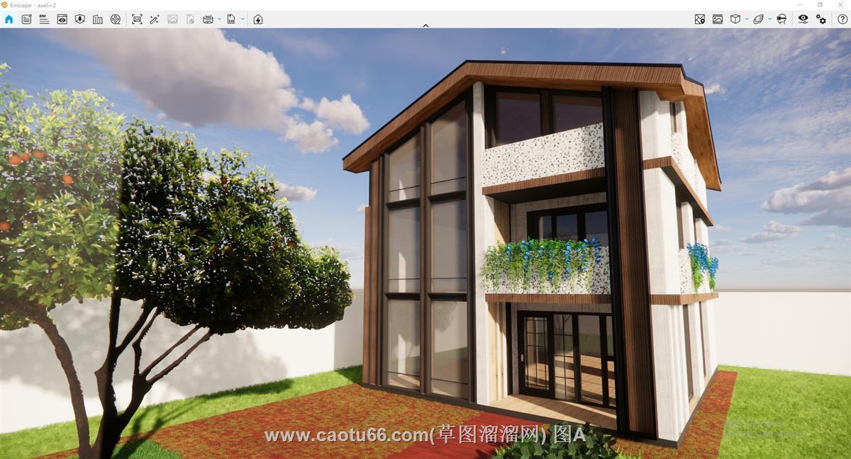 几内亚别墅住宅SU模型