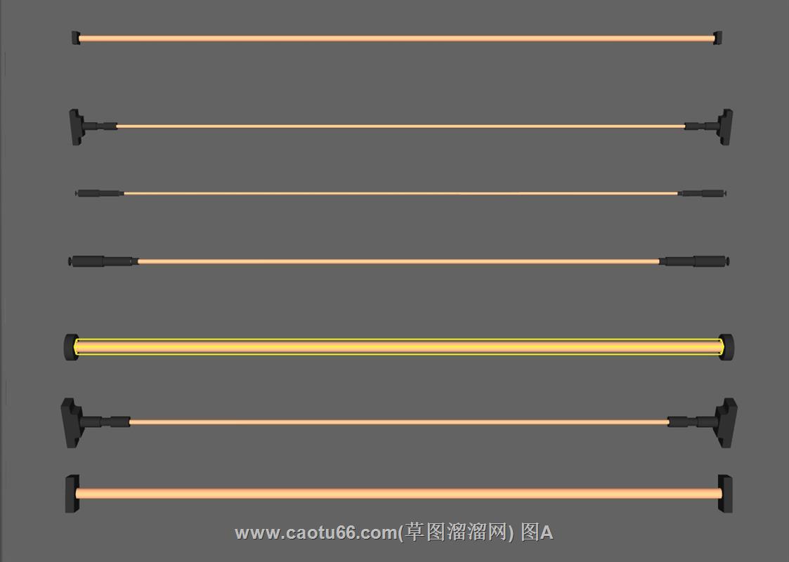 发光灯带线条灯SU模型