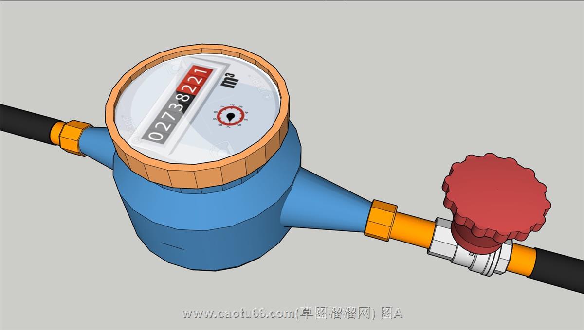 水表SU模型