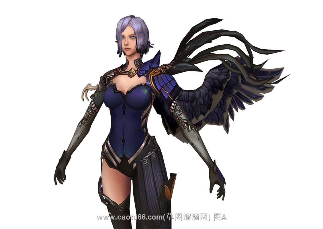动漫角色女人SU模型